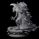 Growing Fungus Cultist D Miniature for Dungeons and Dragons, Pathfinder or other TTRPGs