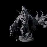 Growling Bat Oni Miniature for Dungeons and Dragons, Pathfinder or other TTRPGs