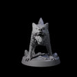 Growling Wolf B Miniature for Dungeons and Dragons, Pathfinder or other TTRPGs