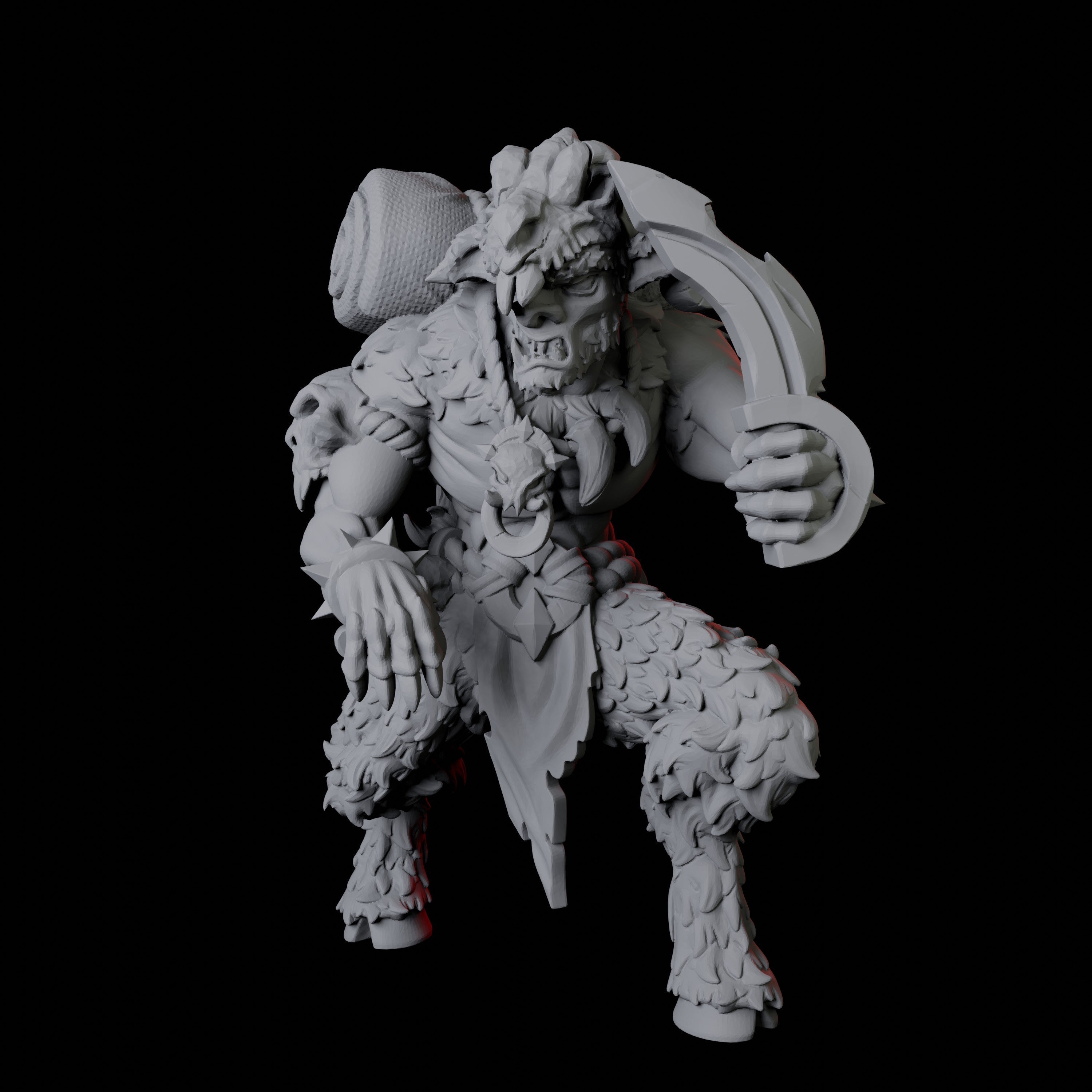 Gruff Satyr Miniature A for Dungeons and Dragons - Myth Forged