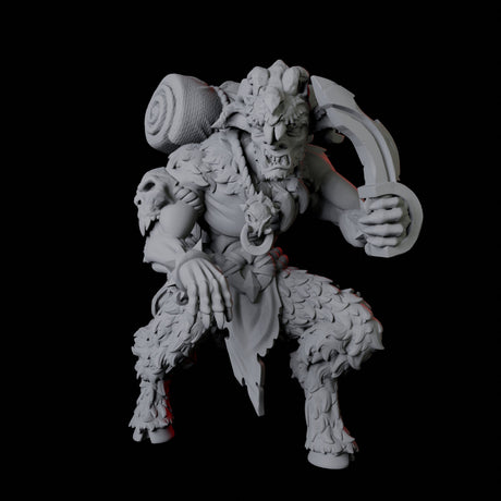 Gruff Satyr A Miniature for Dungeons and Dragons, Pathfinder or other TTRPGs