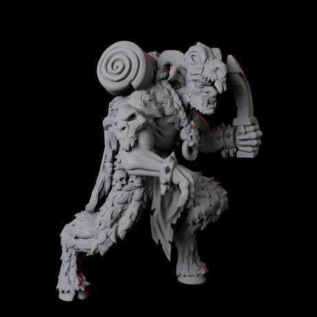 Gruff Satyr A Miniature for Dungeons and Dragons, Pathfinder or other TTRPGs