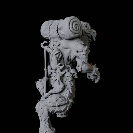 Gruff Satyr A Miniature for Dungeons and Dragons, Pathfinder or other TTRPGs