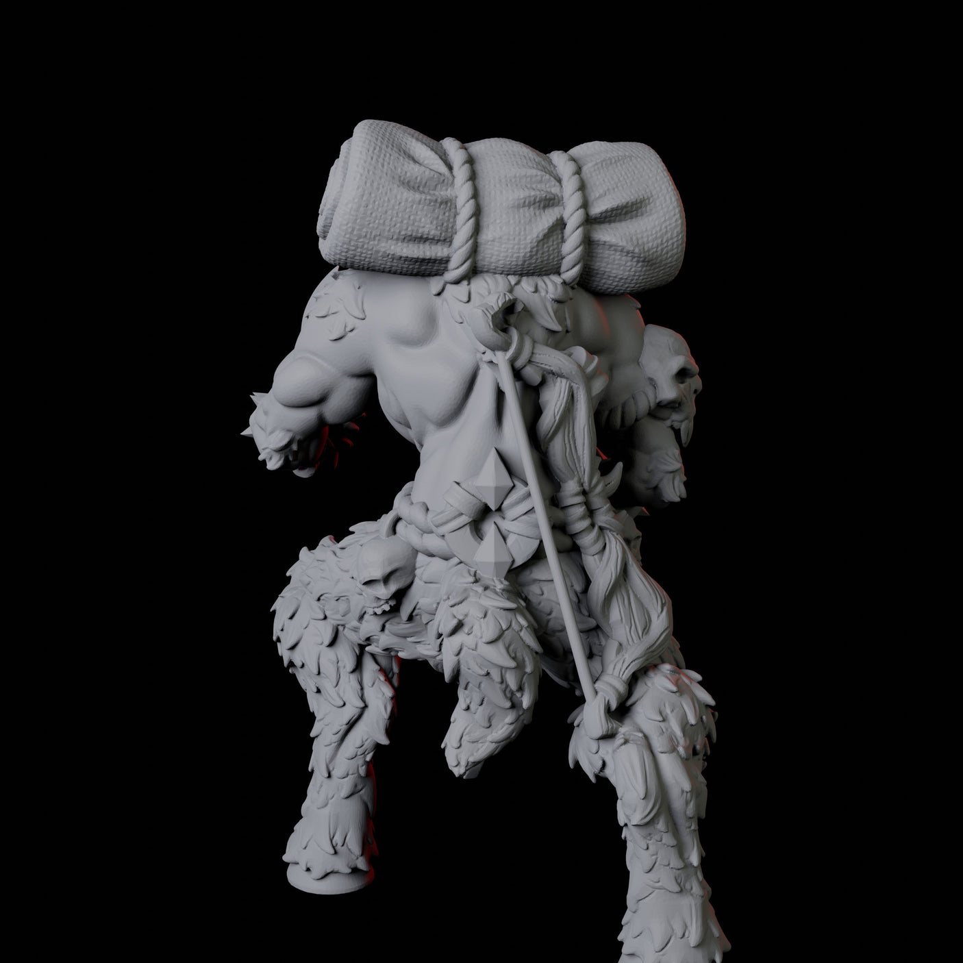 Gruff Satyr A Miniature for Dungeons and Dragons, Pathfinder or other TTRPGs