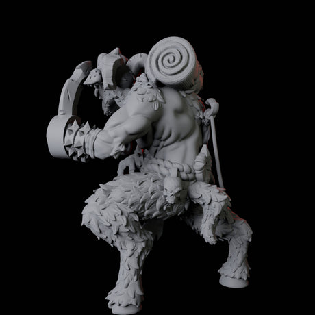 Gruff Satyr A Miniature for Dungeons and Dragons, Pathfinder or other TTRPGs