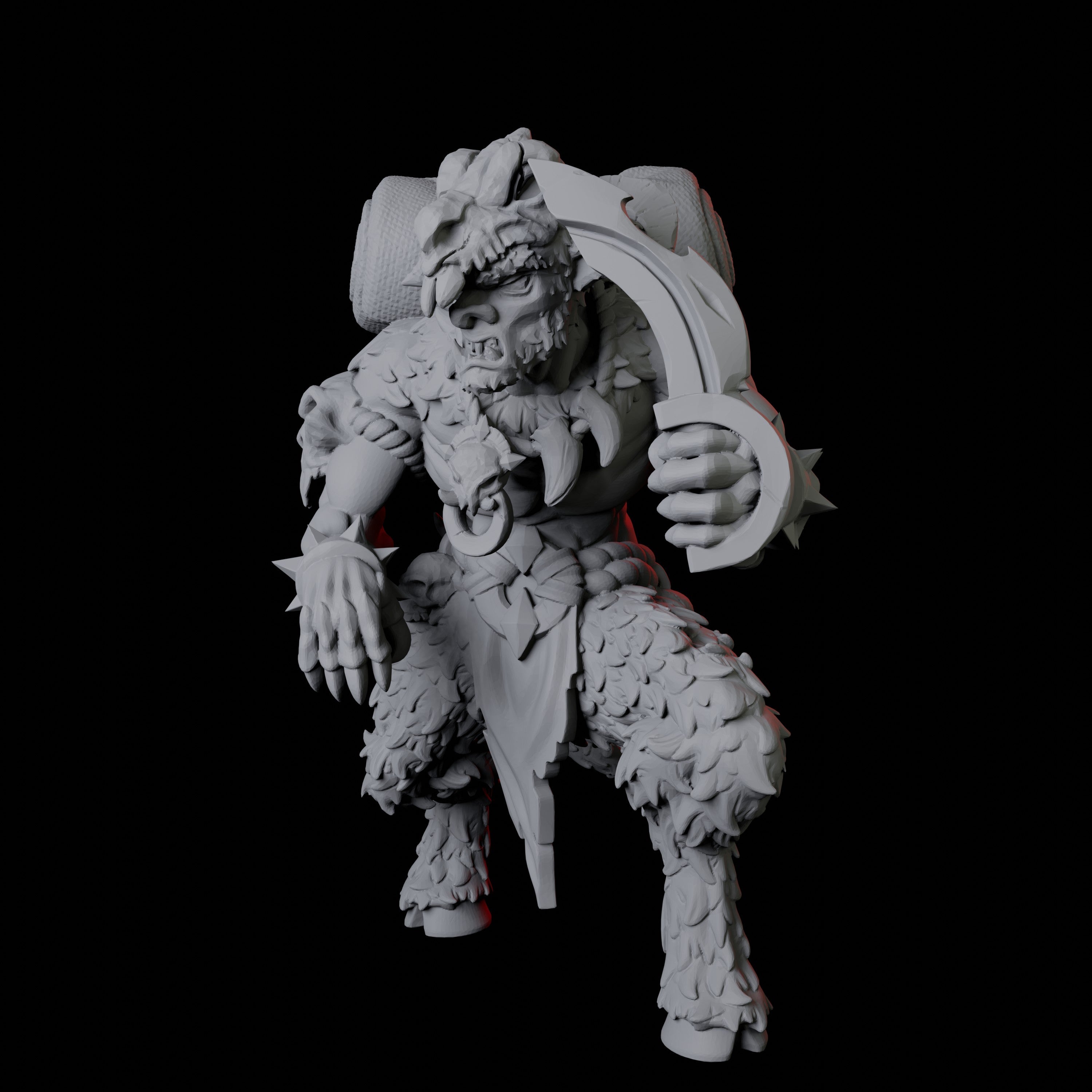 Gruff Satyr Miniature A for Dungeons and Dragons - Myth Forged