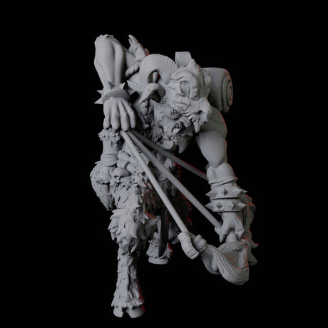 Gruff Satyr B Miniature for Dungeons and Dragons, Pathfinder or other TTRPGs