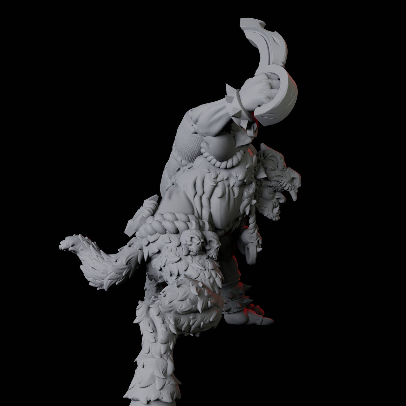 Gruff Satyr C Miniature for Dungeons and Dragons, Pathfinder or other TTRPGs