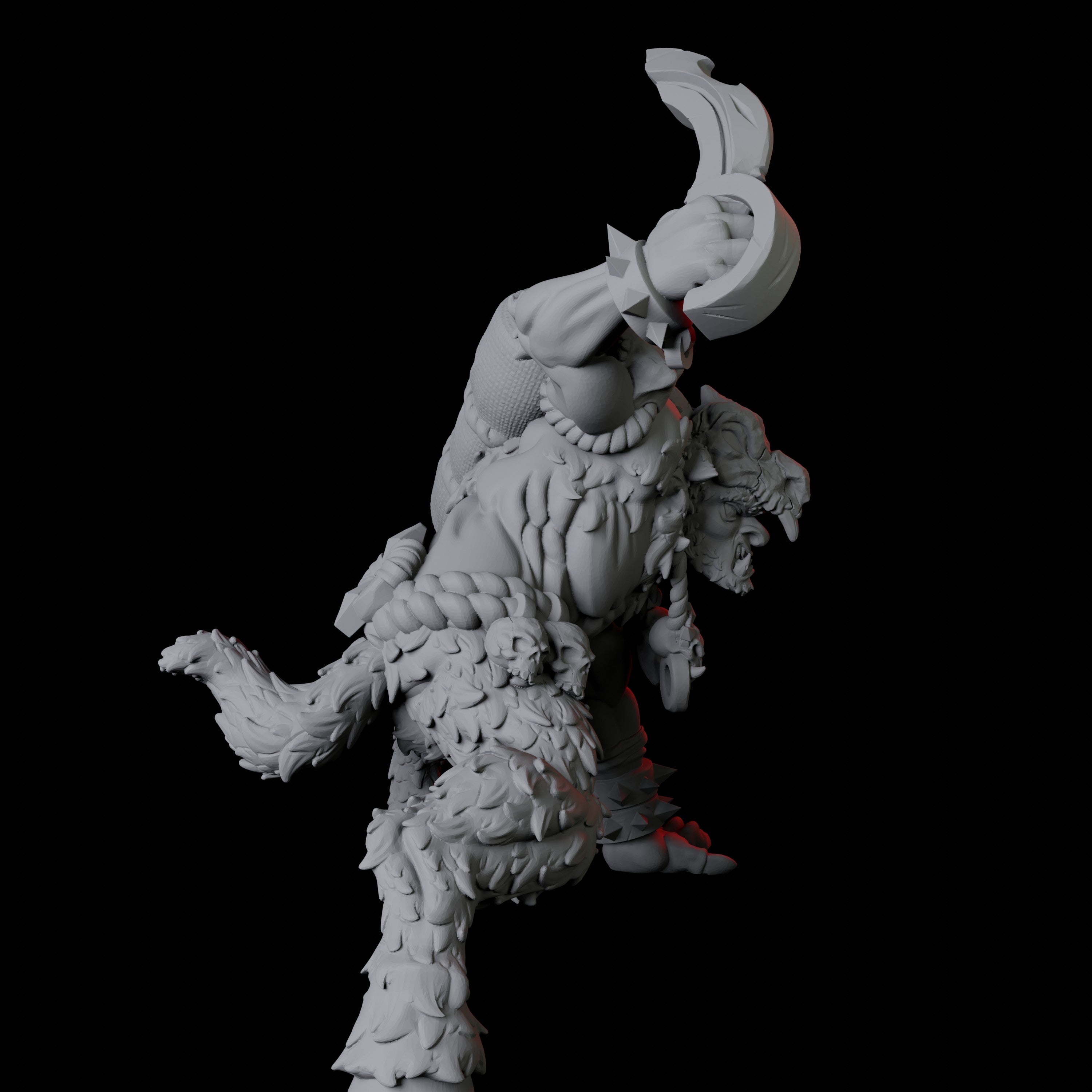 Gruff Satyr Miniature C for Dungeons and Dragons - Myth Forged