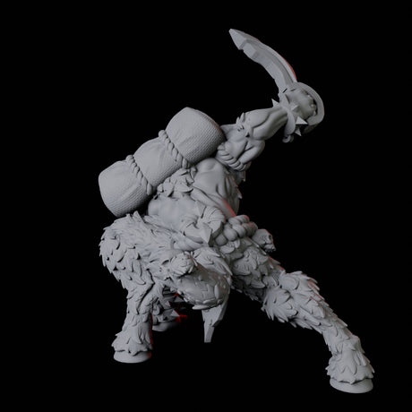 Gruff Satyr C Miniature for Dungeons and Dragons, Pathfinder or other TTRPGs