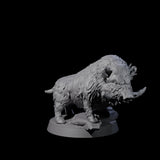 Gruff Wild Boar Miniature for Dungeons and Dragons, Pathfinder or other TTRPGs