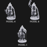 Grumpy Kua-Toa Fishers Miniature for Dungeons and Dragons, Pathfinder or other TTRPGs