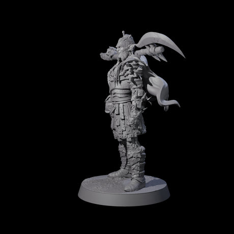 Grusome Bugbear Spinecleaver A Miniature for Dungeons and Dragons, Pathfinder or other TTRPGs