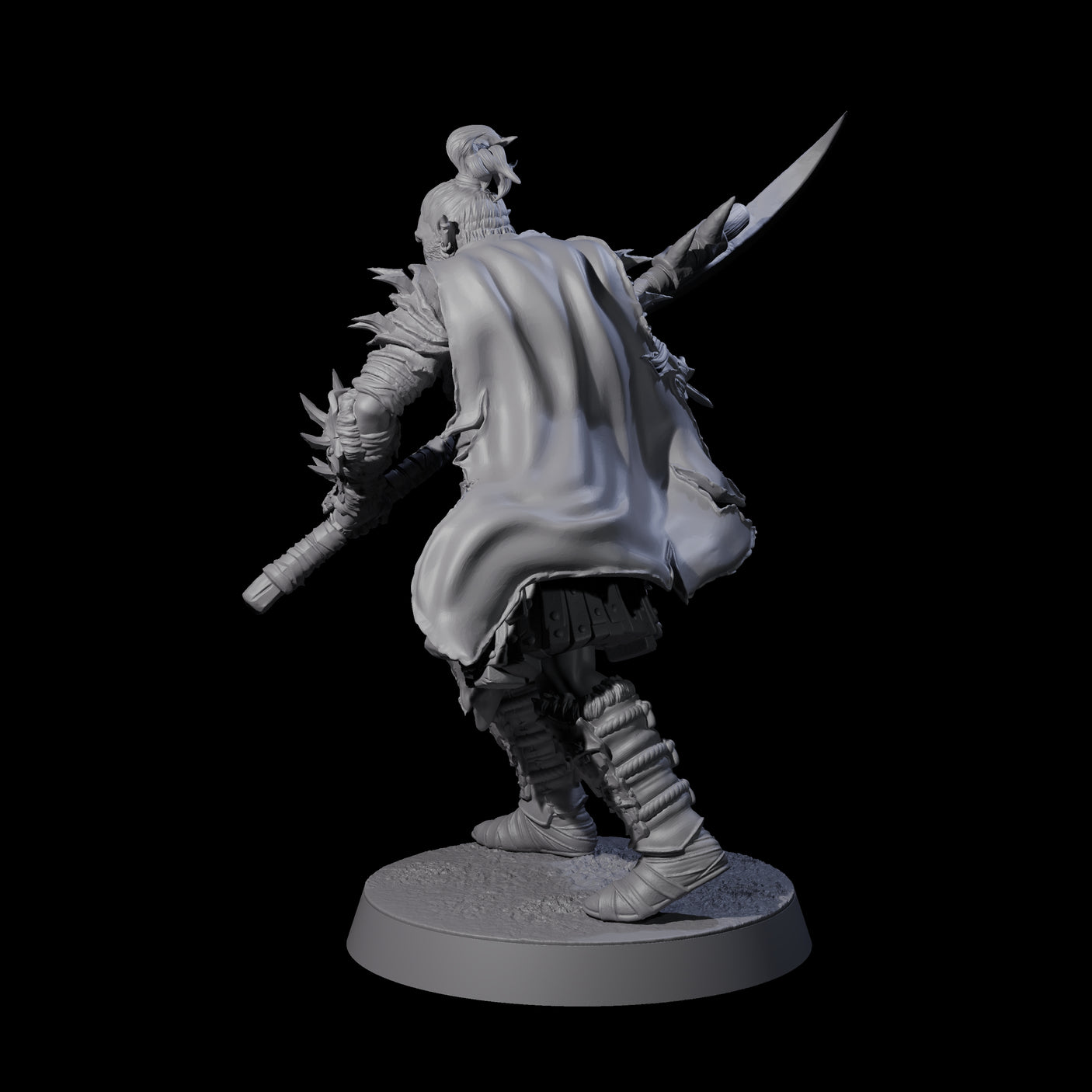 Grusome Bugbear Spinecleaver D Miniature for Dungeons and Dragons, Pathfinder or other TTRPGs