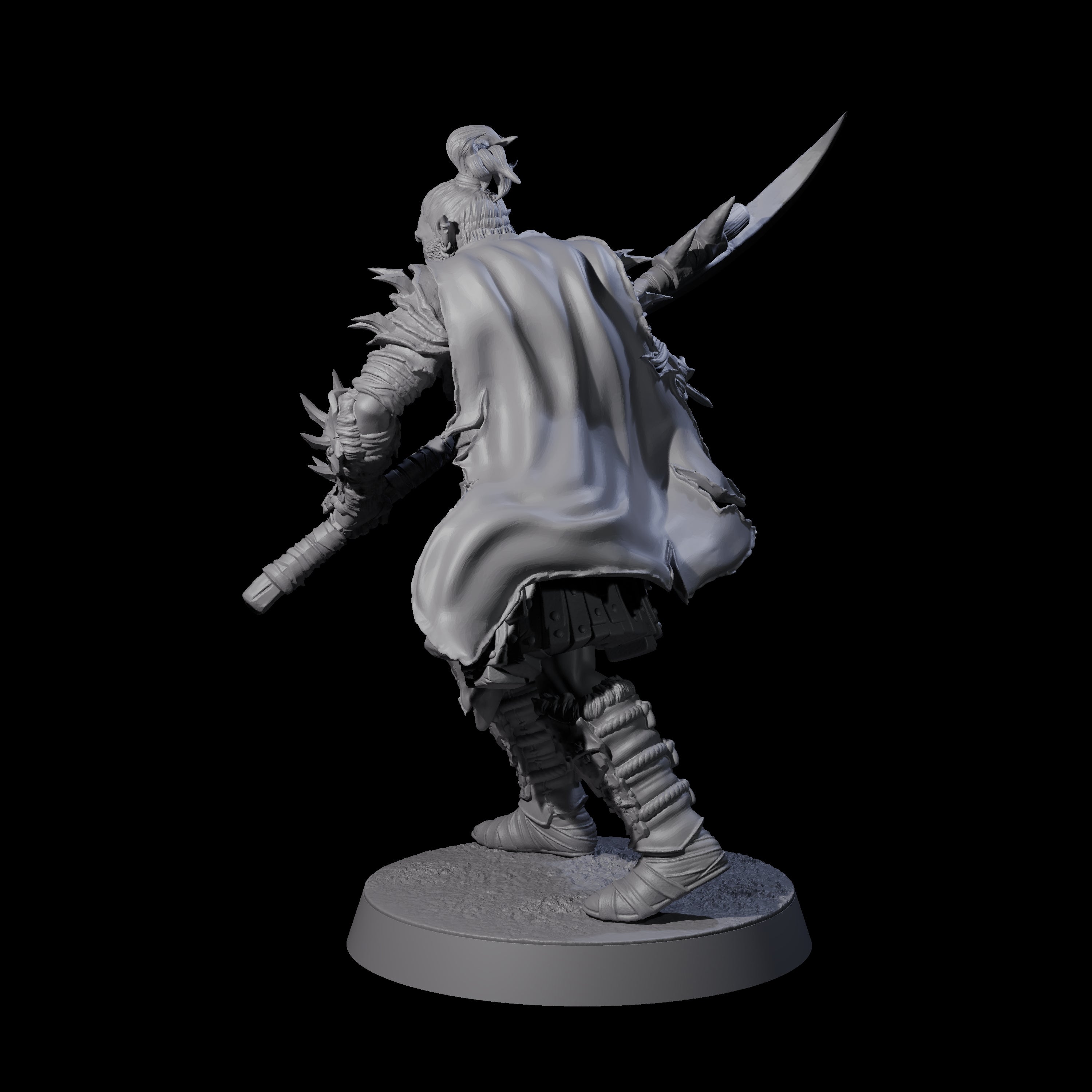 Grusome Bugbear Spinecleaver D Miniature for Dungeons and Dragons, Pathfinder or other TTRPGs