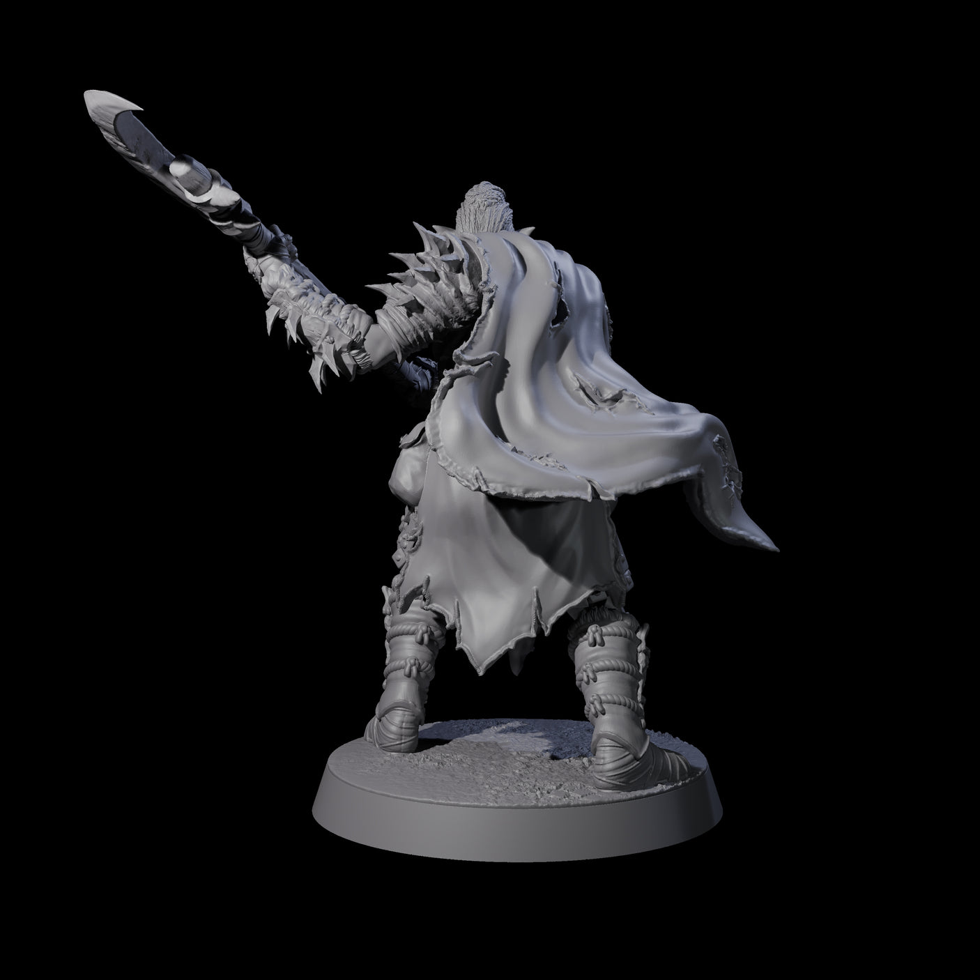 Grusome Bugbear Spinecleaver E Miniature for Dungeons and Dragons, Pathfinder or other TTRPGs
