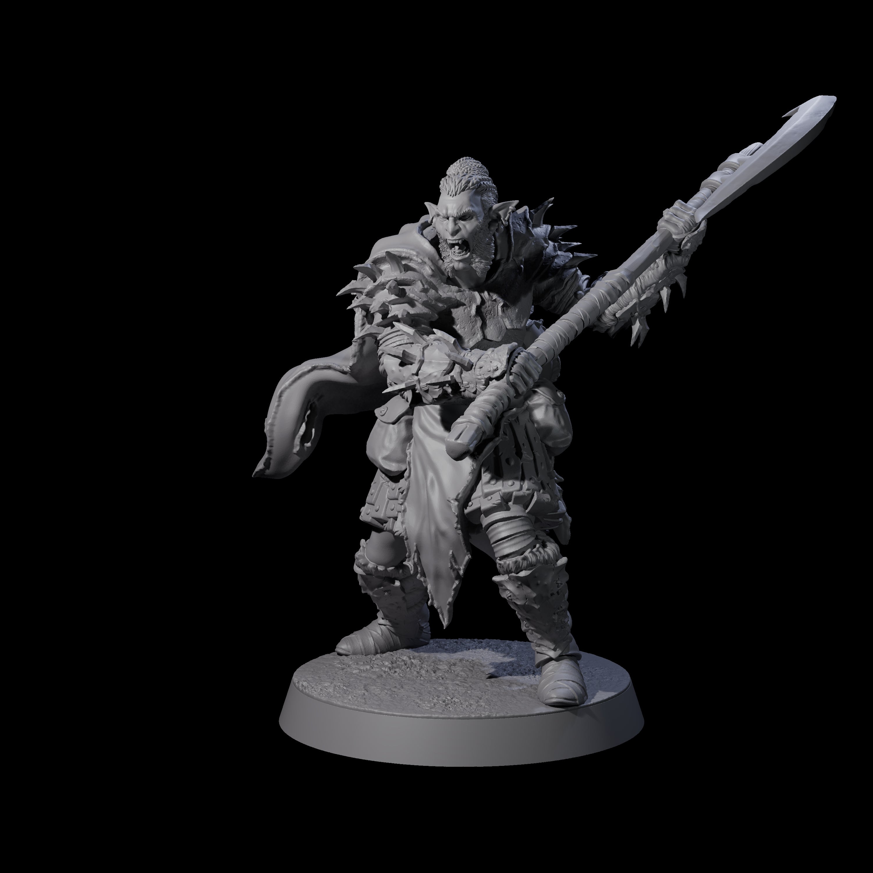 Grusome Bugbear Spinecleaver E Miniature for Dungeons and Dragons, Pathfinder or other TTRPGs