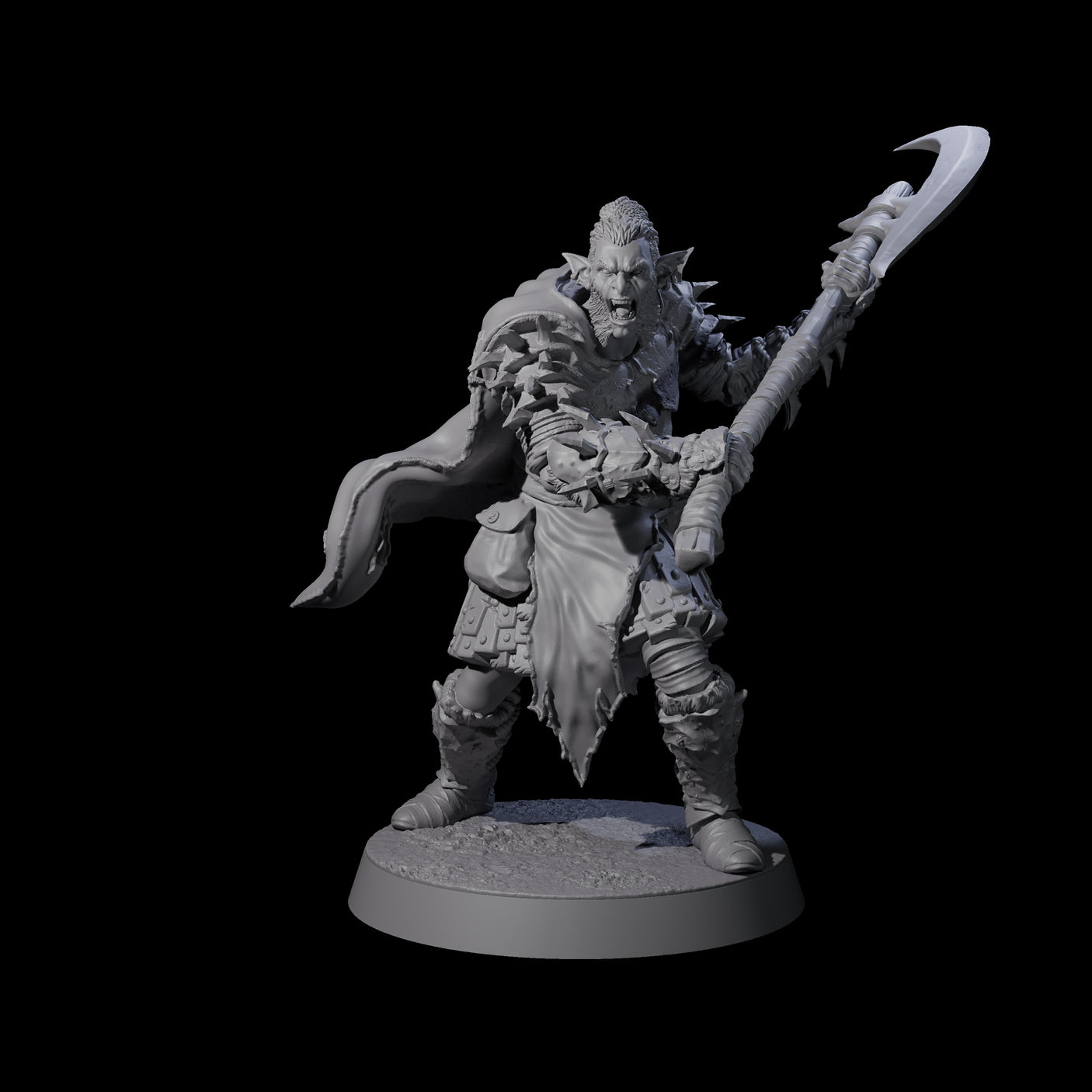 Grusome Bugbear Spinecleaver E Miniature for Dungeons and Dragons, Pathfinder or other TTRPGs