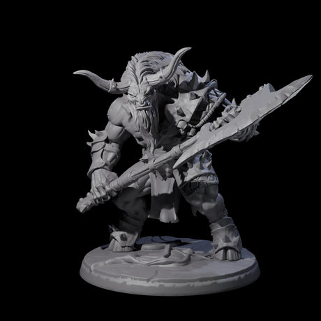 Grusome Minotaur B Miniature for Dungeons and Dragons, Pathfinder or other TTRPGs