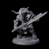 Grusome Minotaur B Miniature for Dungeons and Dragons, Pathfinder or other TTRPGs