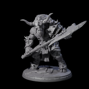 Grusome Minotaur B Miniature for Dungeons and Dragons, Pathfinder or other TTRPGs