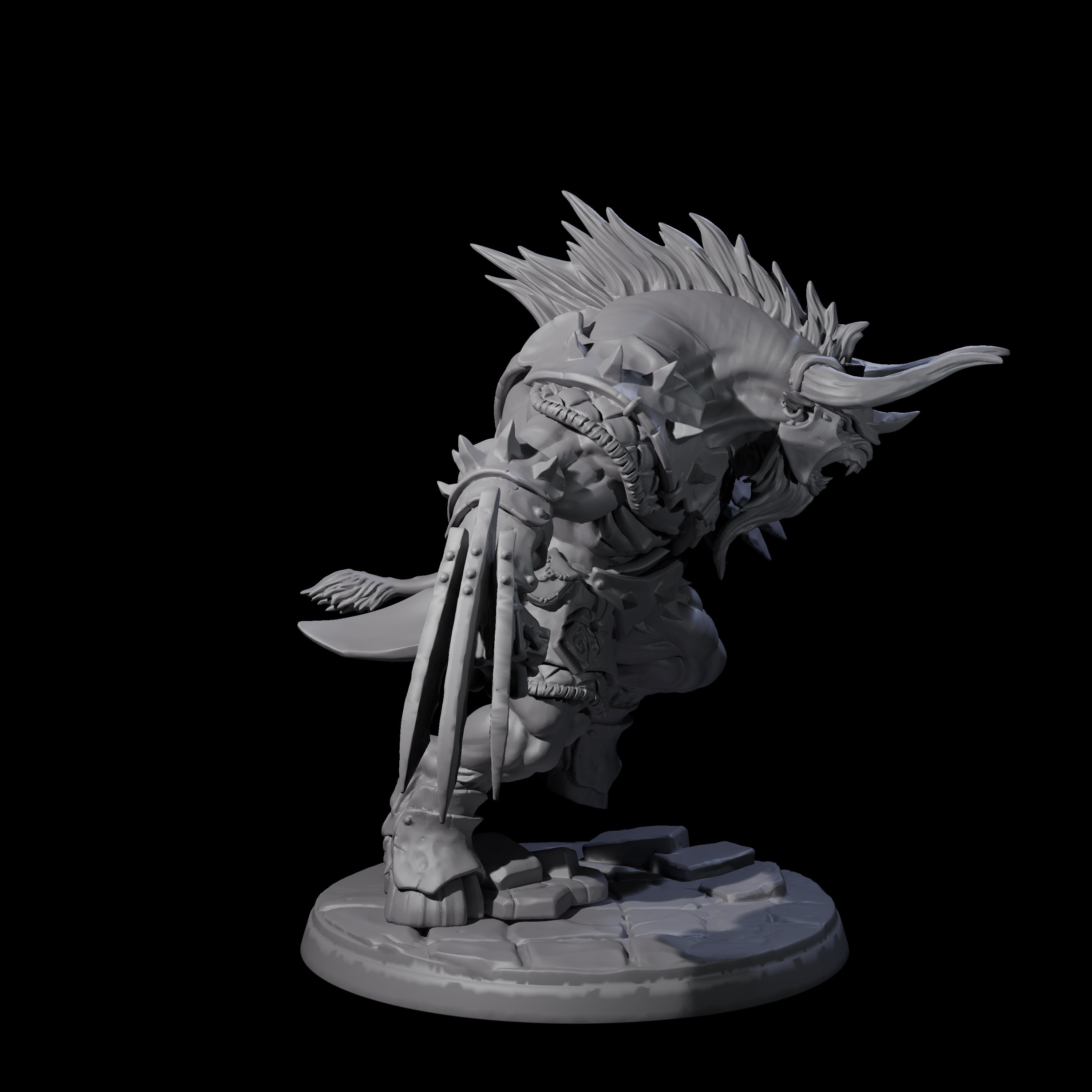 Grusome Minotaur C Miniature for Dungeons and Dragons, Pathfinder or other TTRPGs