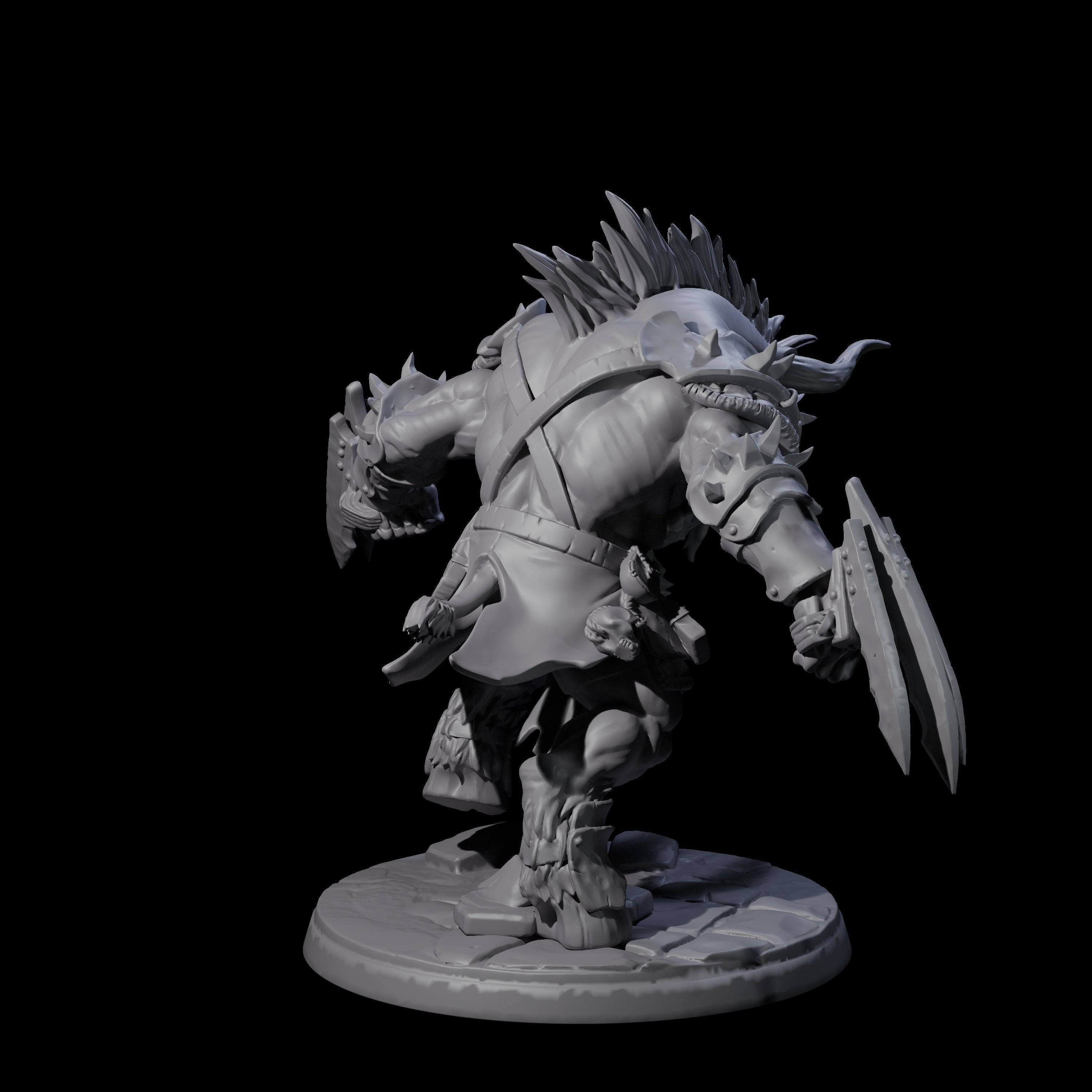 Grusome Minotaur C Miniature for Dungeons and Dragons, Pathfinder or other TTRPGs