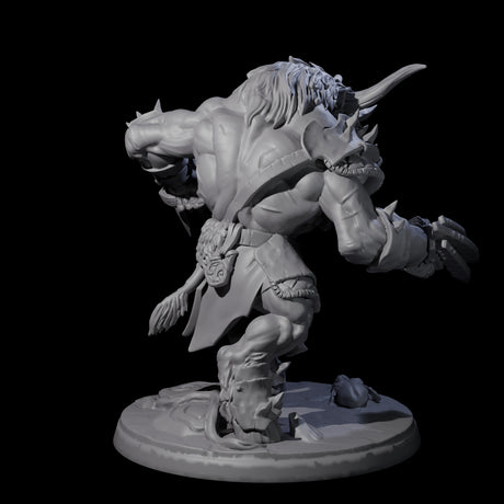 Grusome Minotaur D Miniature for Dungeons and Dragons, Pathfinder or other TTRPGs