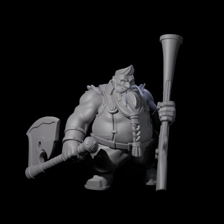 Guldram - Classic Dwarf Hunter Miniature for Dungeons and Dragons, Pathfinder or other TTRPGs