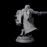 Gun Blade Fighter Miniature for Dungeons and Dragons, Pathfinder or other TTRPGs
