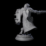 Gun Blade Fighter Miniature for Dungeons and Dragons, Pathfinder or other TTRPGs