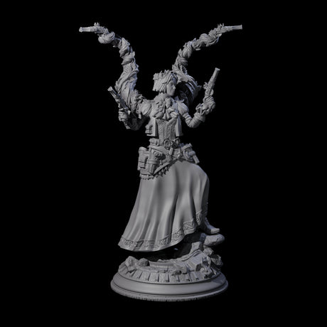 Gunslinger Druid Miniature for Dungeons and Dragons, Pathfinder or other TTRPGs