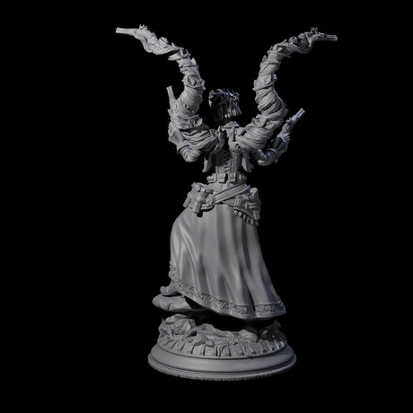 Gunslinger Druid Miniature for Dungeons and Dragons, Pathfinder or other TTRPGs