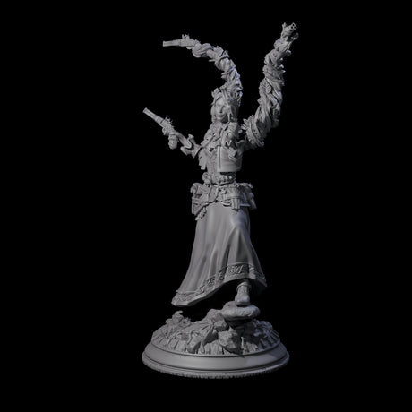 Gunslinger Druid Miniature for Dungeons and Dragons, Pathfinder or other TTRPGs