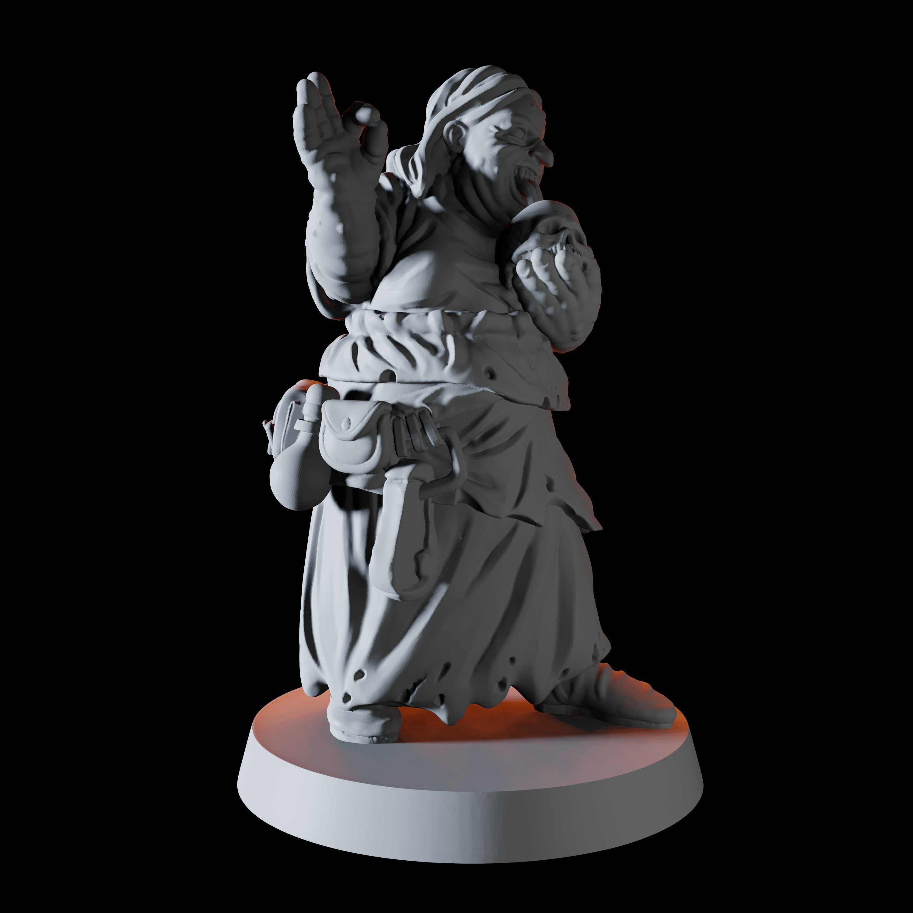 Crone or Hag Miniature for Dungeons and Dragons - Myth Forged