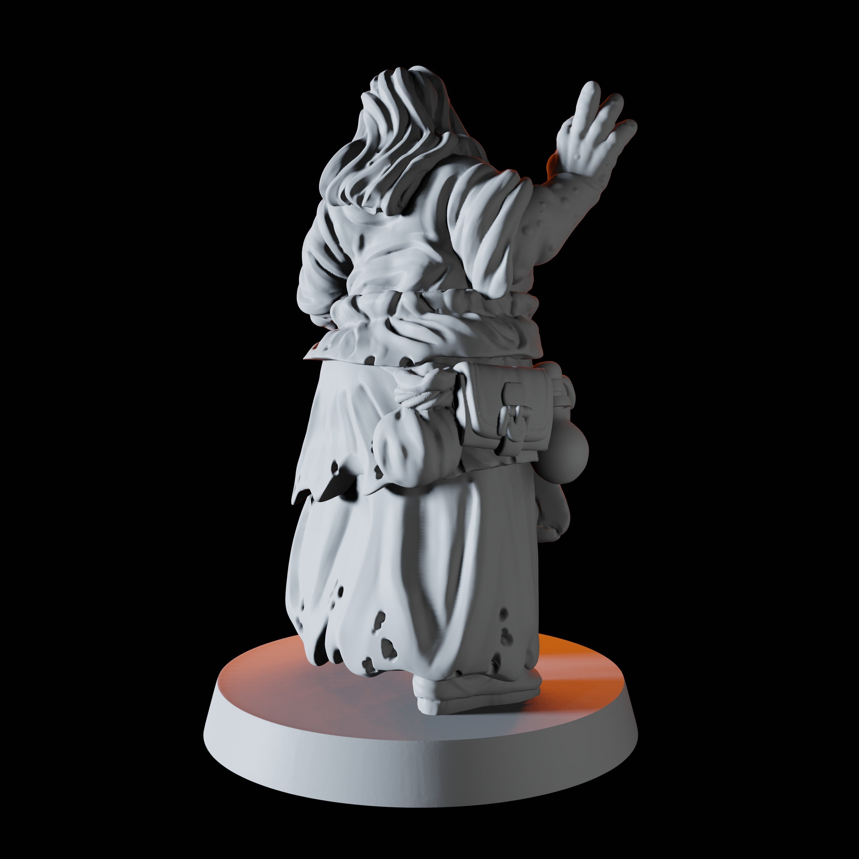 Crone or Hag Miniature for Dungeons and Dragons - Myth Forged