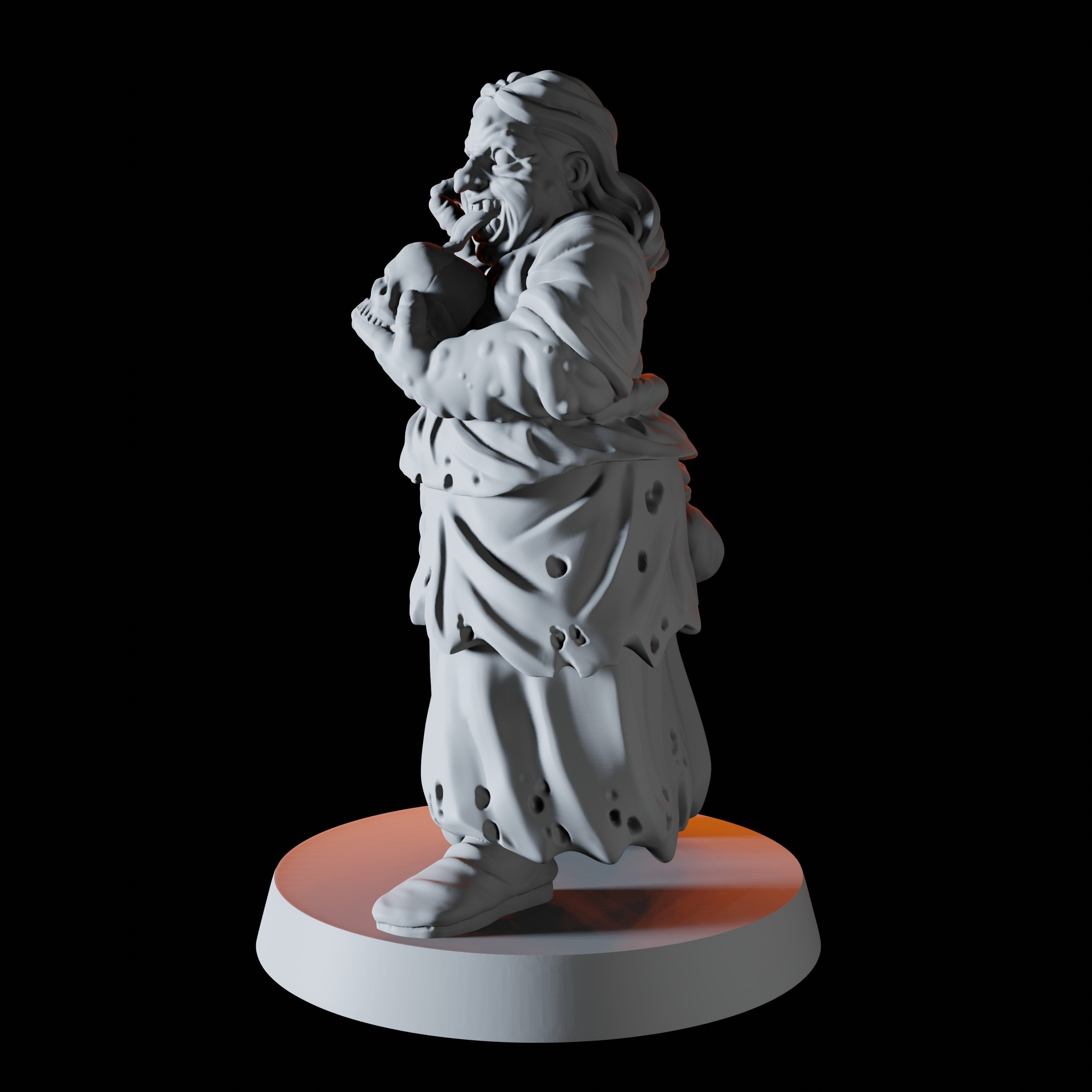 Crone or Hag Miniature for Dungeons and Dragons - Myth Forged