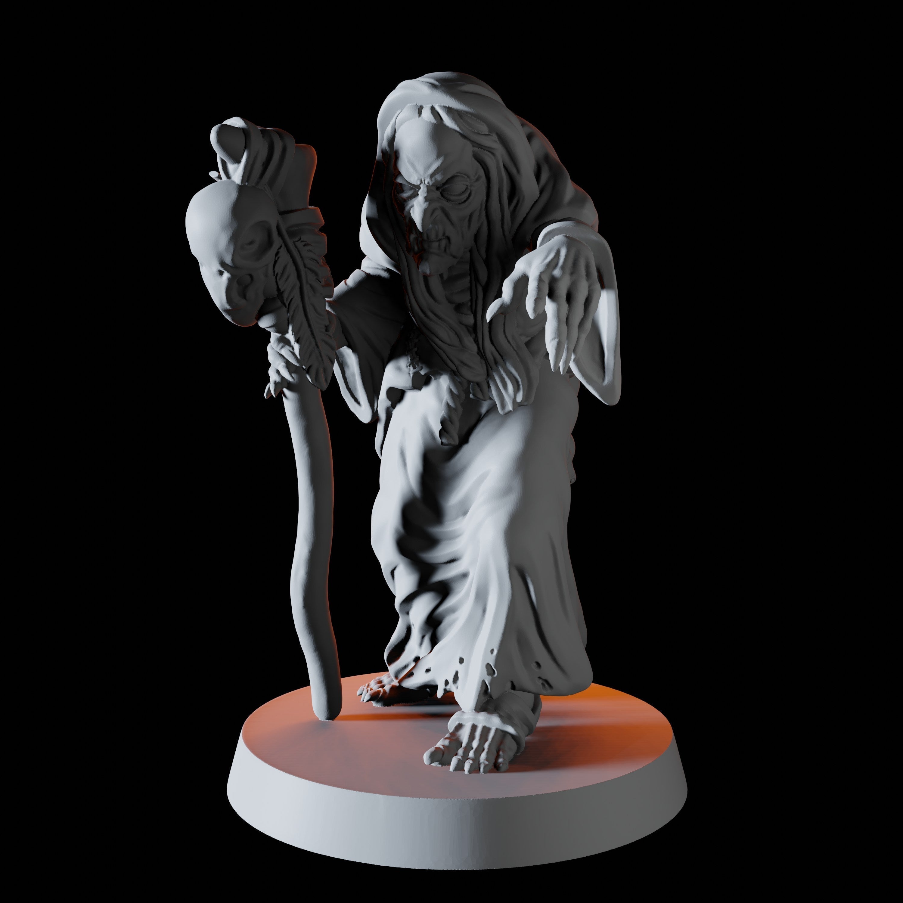 Crone or Hag Miniature for Dungeons and Dragons - Myth Forged