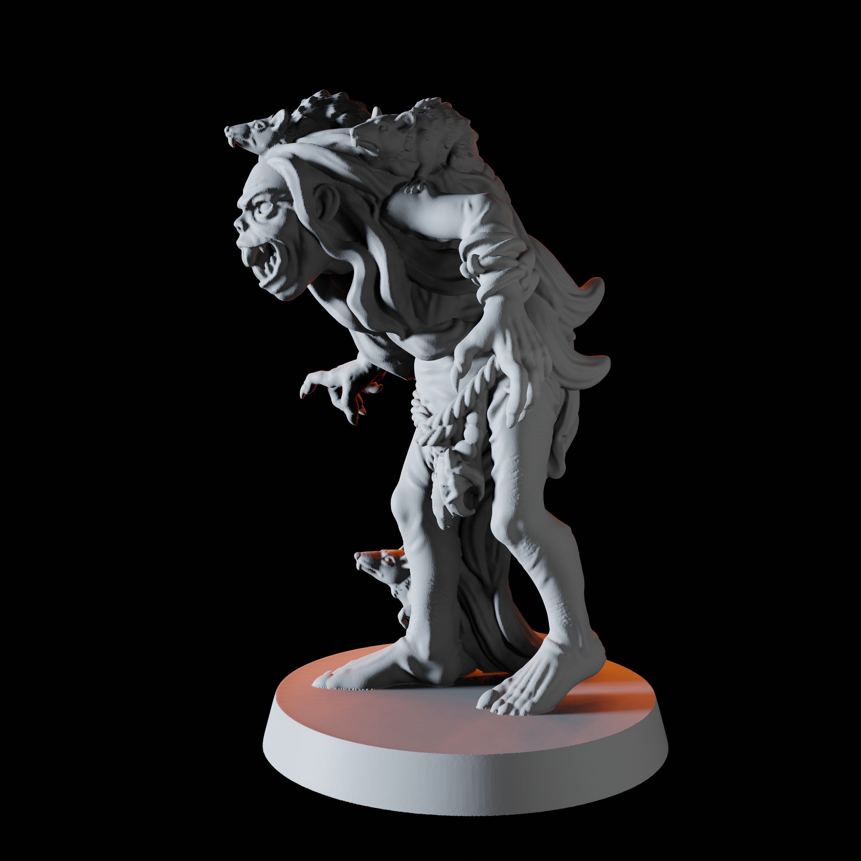 Crone or Hag Miniature for Dungeons and Dragons - Myth Forged