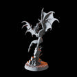 Half Bat Vampire Pin-up Miniature for Dungeons and Dragons, Pathfinder or other TTRPGs