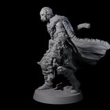 Half Masked Berserker A Miniature for Dungeons and Dragons, Pathfinder or other TTRPGs
