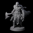 Half Masked Berserker A Miniature for Dungeons and Dragons, Pathfinder or other TTRPGs