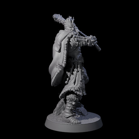 Half Masked Berserker E Miniature for Dungeons and Dragons, Pathfinder or other TTRPGs