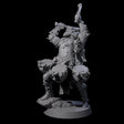 Half Masked Berserker F Miniature for Dungeons and Dragons, Pathfinder or other TTRPGs