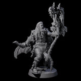 Half Masked Berserker G Miniature for Dungeons and Dragons, Pathfinder or other TTRPGs