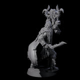 Half Masked Berserker G Miniature for Dungeons and Dragons, Pathfinder or other TTRPGs