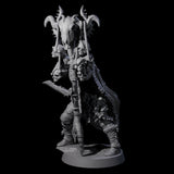Half Masked Berserker G Miniature for Dungeons and Dragons, Pathfinder or other TTRPGs