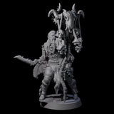 Half Masked Berserker G Miniature for Dungeons and Dragons, Pathfinder or other TTRPGs