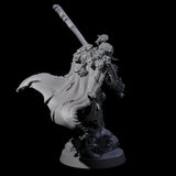 Half Masked Berserker H Miniature for Dungeons and Dragons, Pathfinder or other TTRPGs