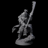Half Masked Berserker H Miniature for Dungeons and Dragons, Pathfinder or other TTRPGs